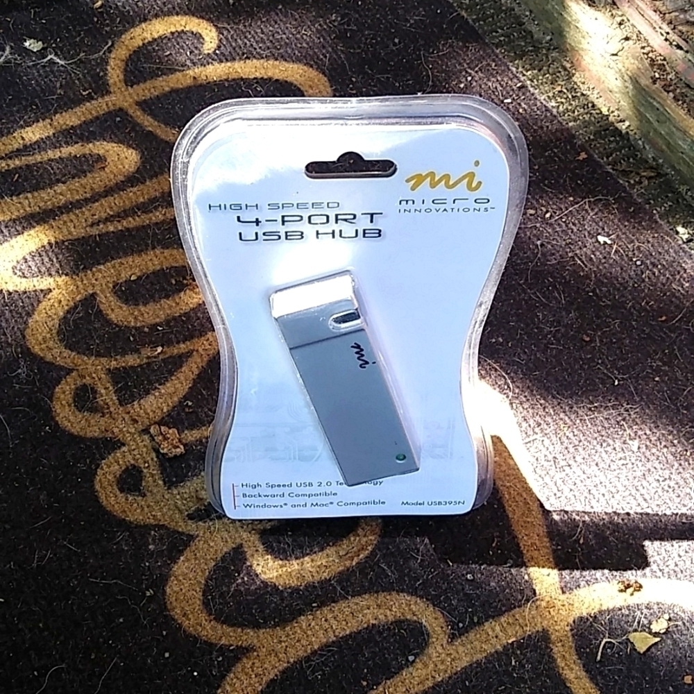 MICRO Innovations🔥🔥🔥 high speed USB 2.0 4Port hub NIB